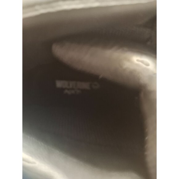 Wolverine Black Leather Mens Work Boots Size 9M - Picture 8 of 10